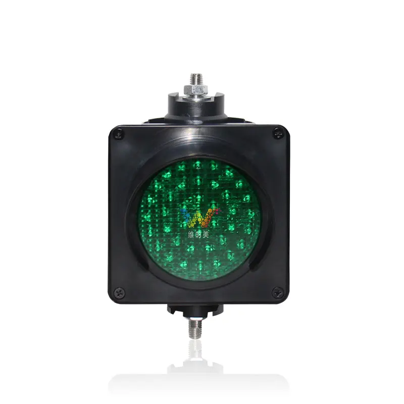 Green Colored Lens Warehouse Signal Light Mini 100mm Traffic Warning Light For Sale