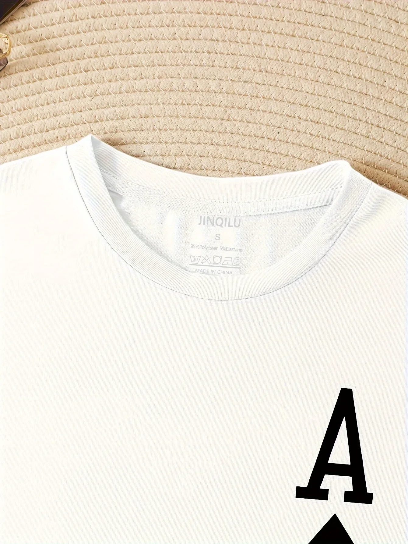 Pour le printemps et l'été vêtements pour femmes lettre impression T-shirt décontracté à manches courtes haut vêtements esthétiques