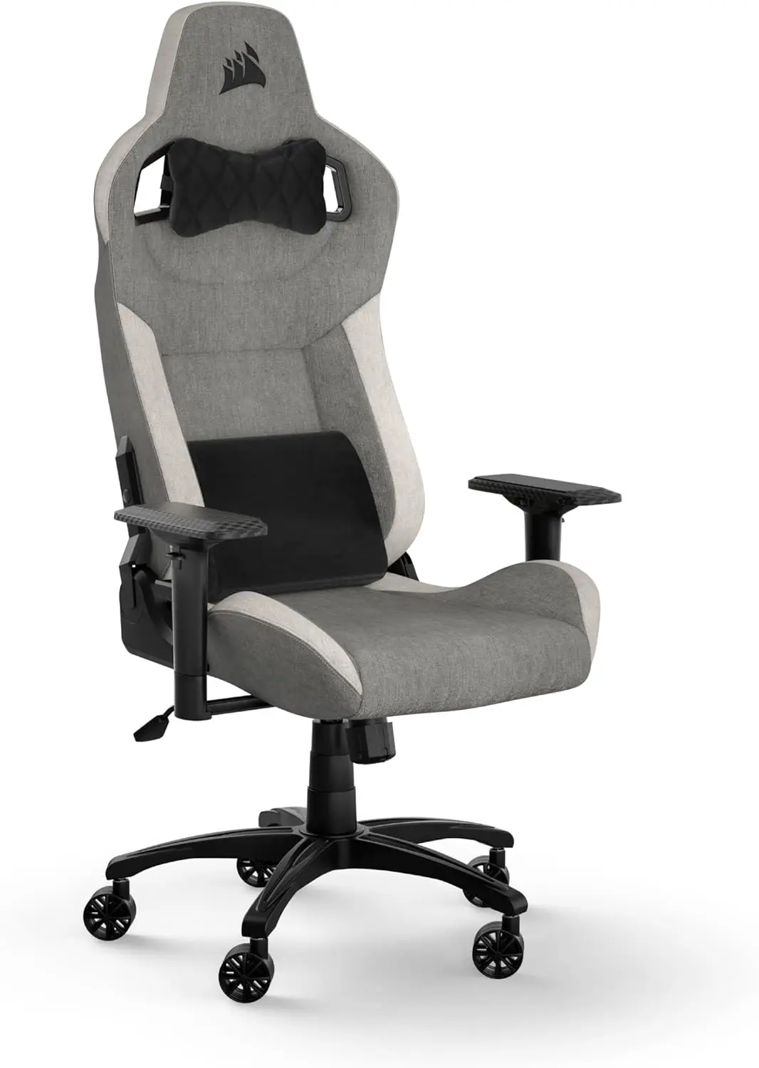 

Corsair T3 RUSH (2023) Gaming Chair, One Size, Gray and White