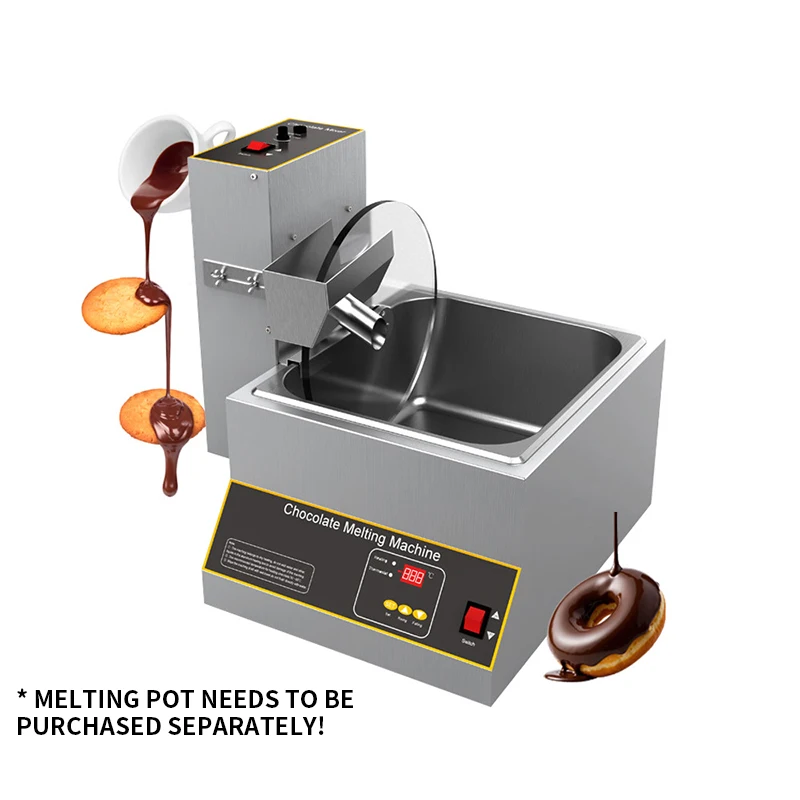 Mezclador de Chocolate, mezclador de alimentos de acero inoxidable de 220V/110V, procesador de Chocolate comercial, mezclador eléctrico de 38-55RPM para Chocolate