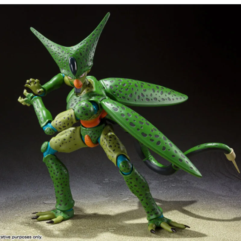 Bandai Genuine S.H.Figuarts Anime Figure Cell First Form 170mm Action Figure Toys for Boys Kids Gift Collectible Model Ornaments
