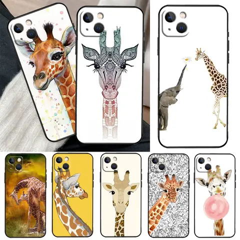 Cute Cartoon Giraffe For Honor Magic 7 6 5 8 Pro Case For Honor 200 Lite 400 70 50 X8c X8b X9a X9b X9c X9d Win RT