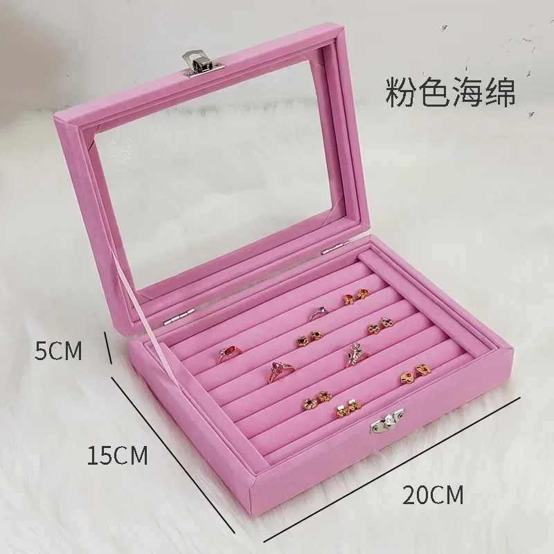 Jewelry Storage Box Earring Ring Display Box