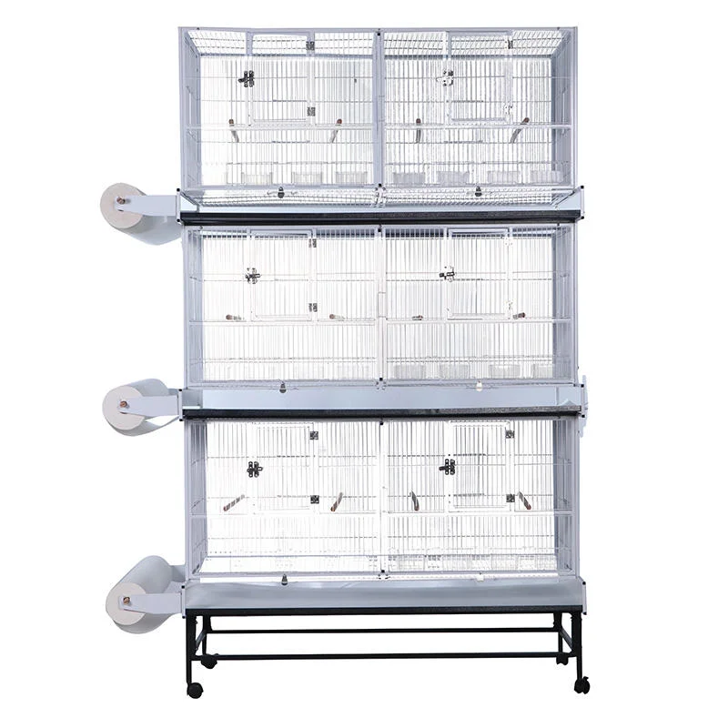 Clean Roll Paper Design Three Layers Large Birdcage Aviary Breeding Cages Flight Cages