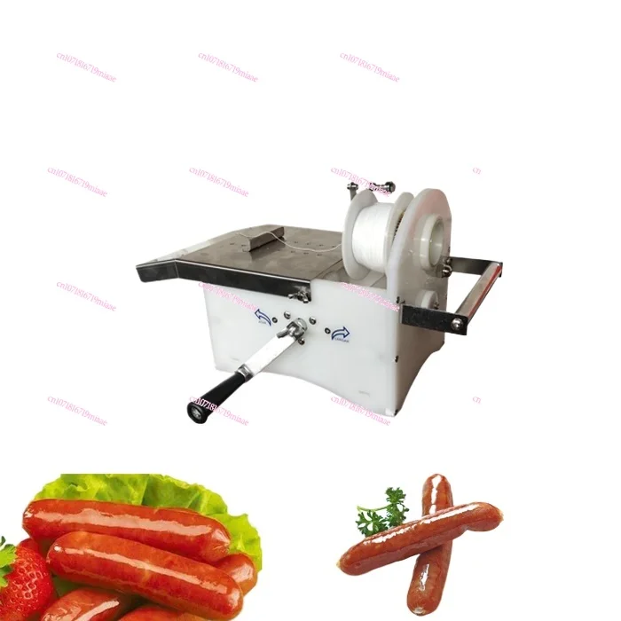 Sausage stringing machine Plastic automatic knotting  quantitative segmentation   hot dog