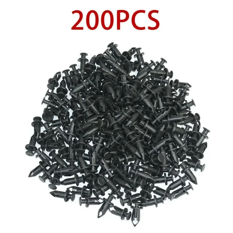 200 Uds 20mm Clip de guardabarros remache de cuerpo piezas de ATV adecuadas para Polaris Rangers Rzr 7661855   Clips para automóviles