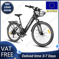 SAMEBIKE RS-A01Pro Electric Bicycle 500W Motor 36V15AH Lithium Battery City Adult E-bike 26-in Tire All-terrain Electric Bike