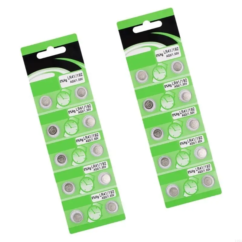 10pcs/20pcs Compactly LR41 AG3 Batteries AG3 Alkaline Button Cell For Travel Use 