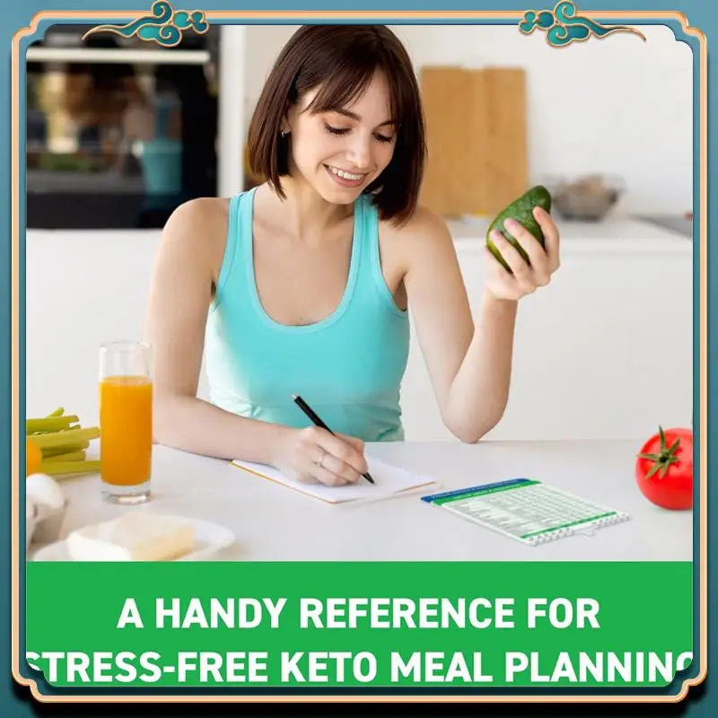 (New)-Keto Cheat Sheet Magnets Booklet - Keto Diet Set Kit For Beginners & Dummies Kit - Magnetic Keto Food List Planning Tool S