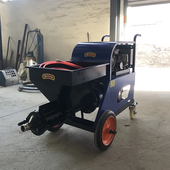 Small Mortar Spraying Machine Plunger Hydraulic Mortar Sprayer Putty Real Stone Paint Wall Spraying Machine Plastering Machine - view 3