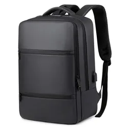 Large Capacity Expandable Men Backpack USB Charging Male Laptop Bagpack Waterproof Business Travel Back Pack Luggage Bags