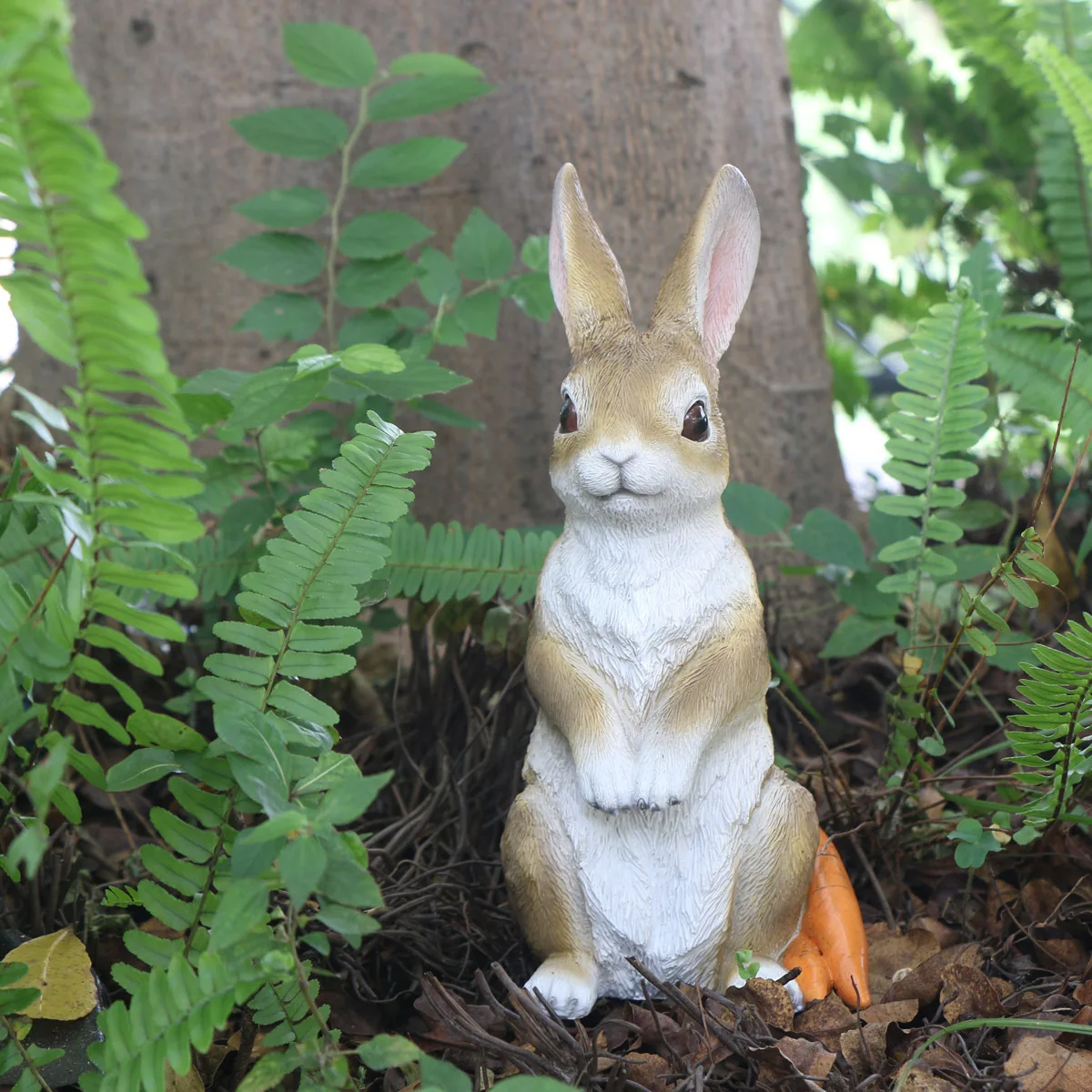 

1 шт. пасхальная фигурка кролик пасхальный кролик с цветочными коронами пасхальная фигурка украшения для украшения стола подарки на Новый год