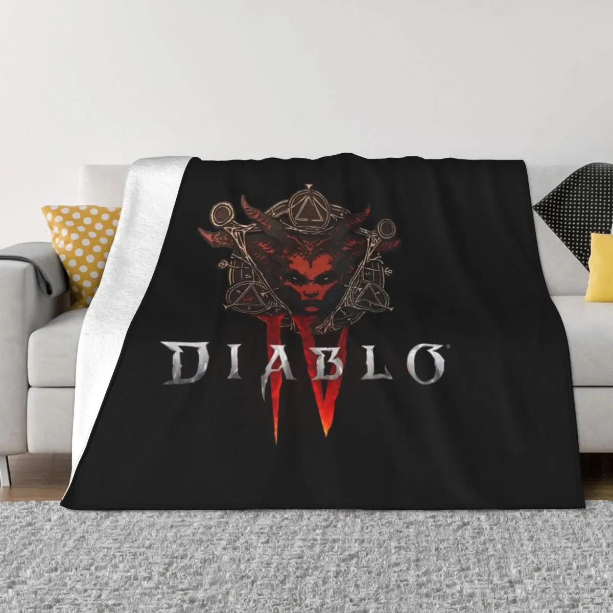 

Lillith Diablo 4 IV Throw Blanket bed plaid Thermal Blankets For Travel