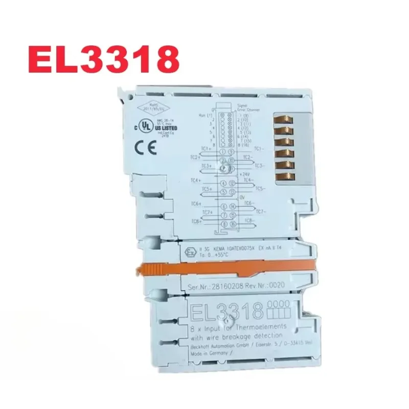 2025EL3318 EtherCAT محطة 8-قناة التناظرية المدخلات PLC وحدة EL 3318 جديد في صندوق الشحن السريع #2