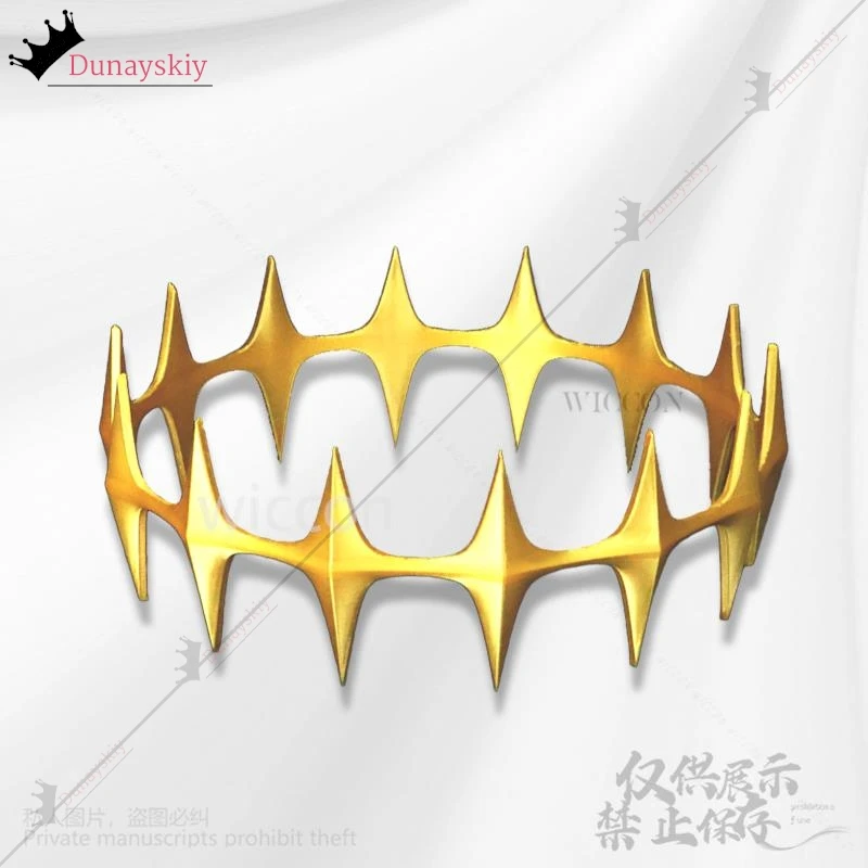 Anime Game Fate Grand Order Cosplay Oberon Costume 21*21*7cm Crown Man Women Crown 3D Print Holloween Christmas Gift Customized