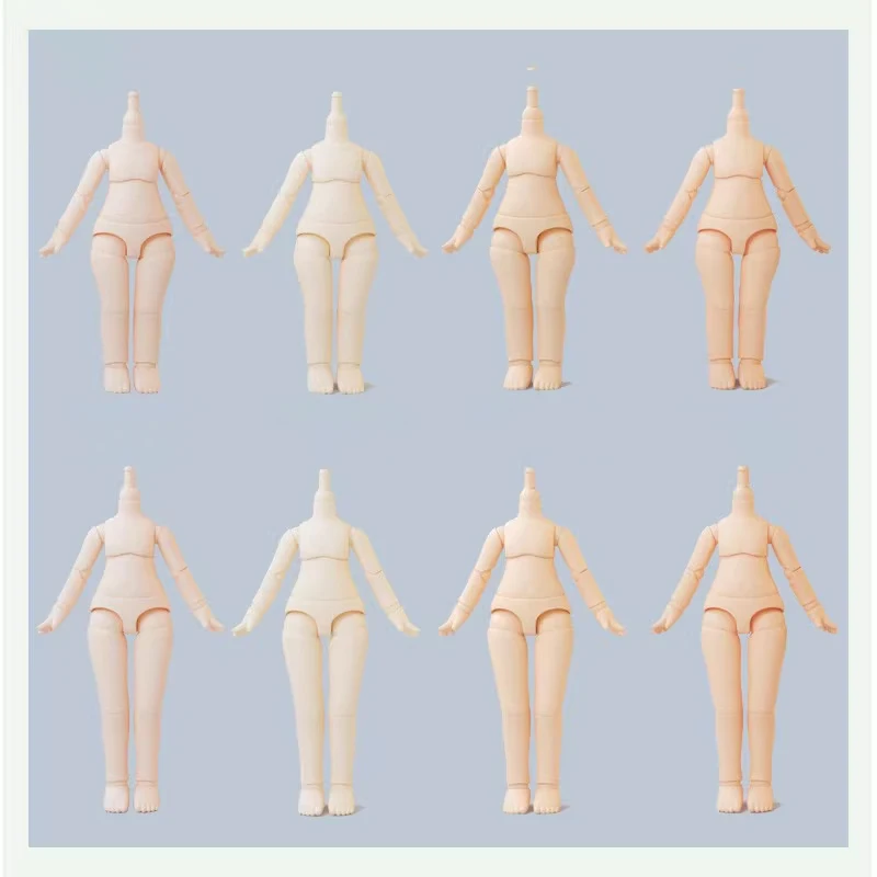 New YMY Body Ob11 Body Movable Joint Doll for GSC, 1/12bjd Body, Obitsu11 Doll Accessories Replacement Hand Chest Toy White skin