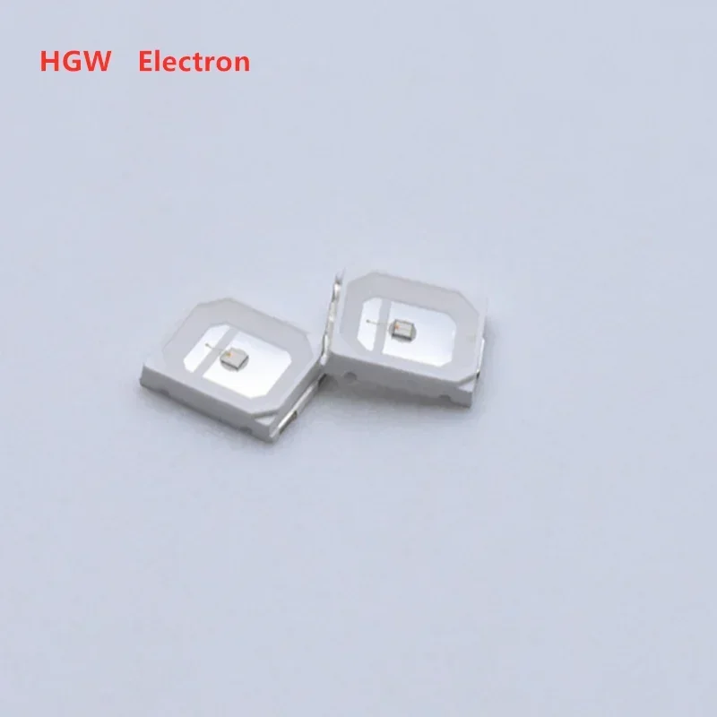 100PCS 2835 SMD UV LED purple light beads 365nm/395nm UV light emitting diodes 0.5W UV lamp beads