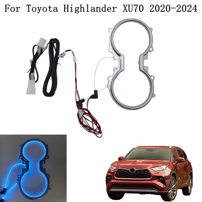 

LED Bulb Interior License Plate Light Kit For Toyota Highlander KlugerXU70 2020-2024 Accessories Cup holder light