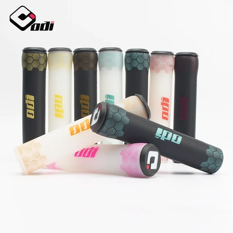 ODI Silicone Handlebar Grips Folding Balance Bike Riding Grips Shockproof Non-slip Mountain Road Bicycle Handlebar Accessories