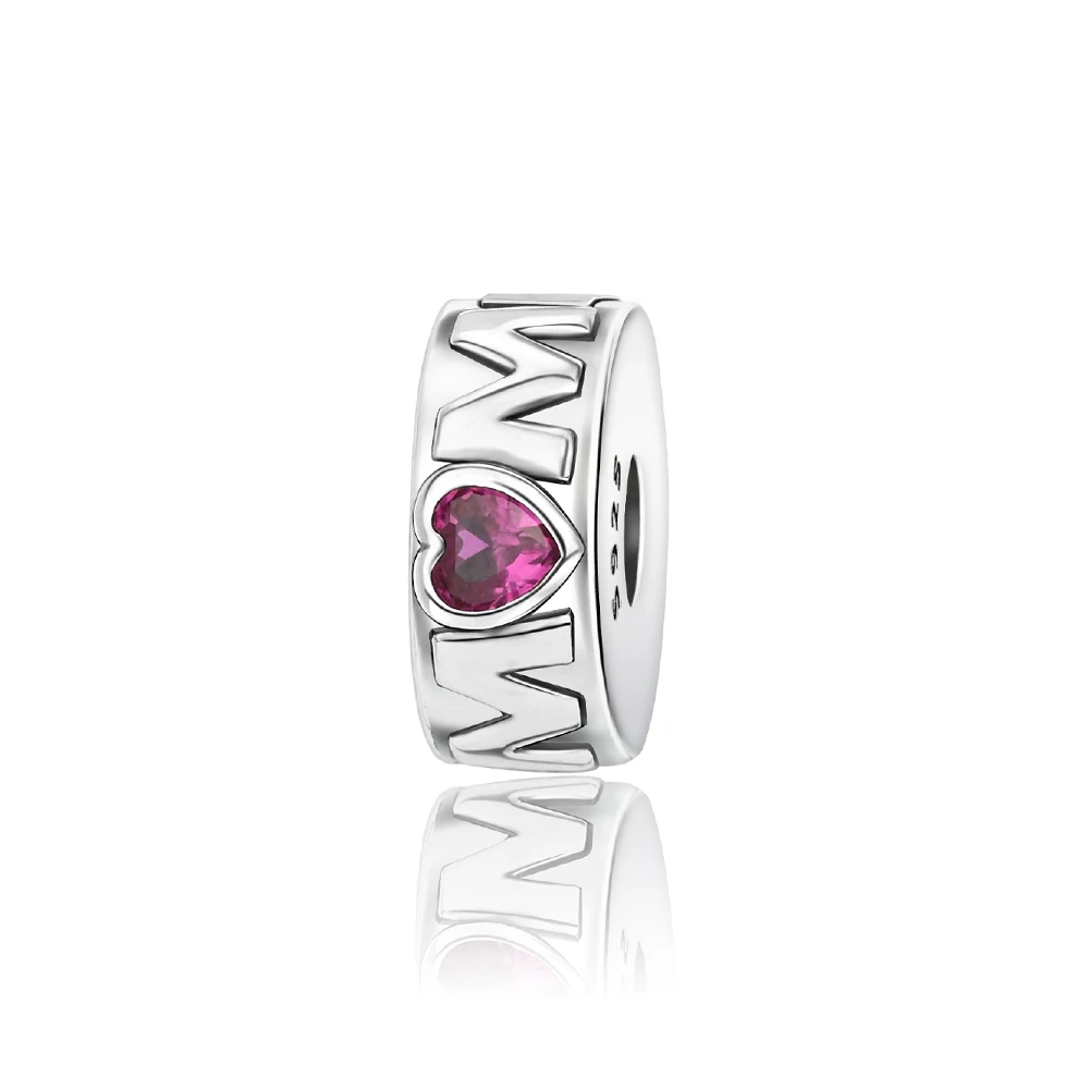 

Danturn 925 Sterling Silver Beads Gratitude for Mother's Love Charm fit Snake Chain Bracelet Fashion Women Jewelry Making