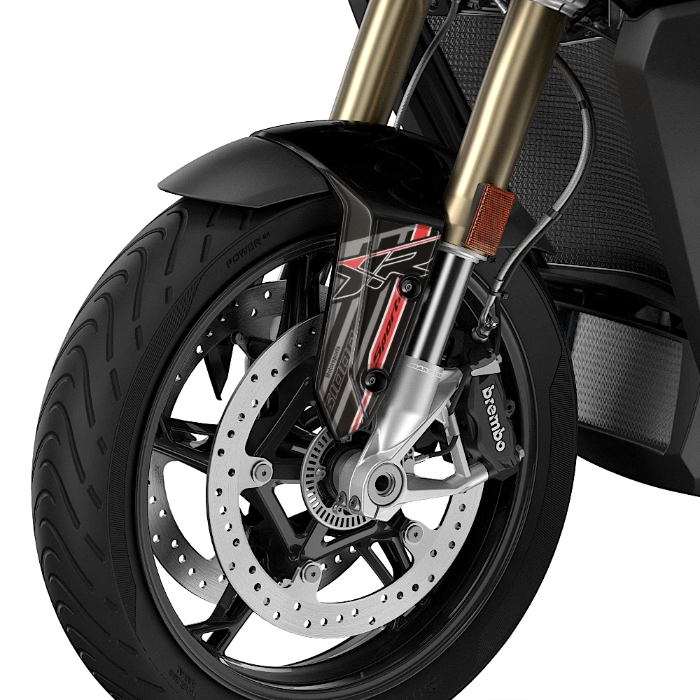ل BMW S1000XR S 1000 XR 2020 2022 2023 2024 2025 دراجة نارية ثلاثية الأبعاد جل الجبهة الحاجز حامي ملصق قطعة من نسيج الطلاء حماية #4