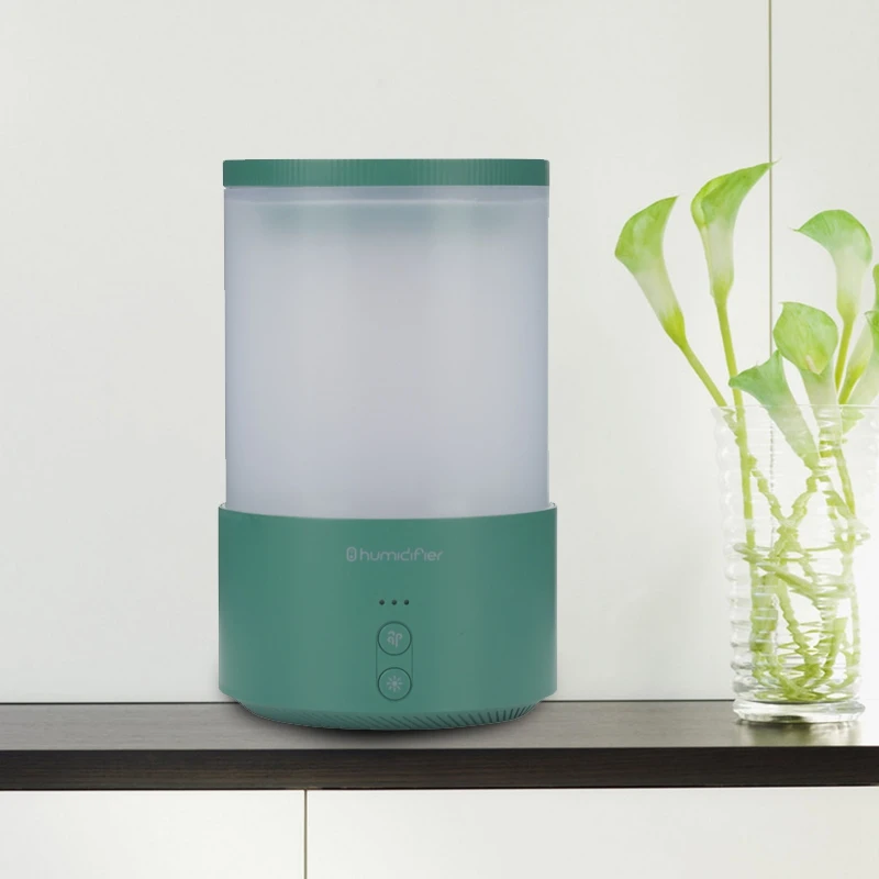 Настольный USB-увлажнитель воздуха с двойным распылителем, освещение для офиса и дома