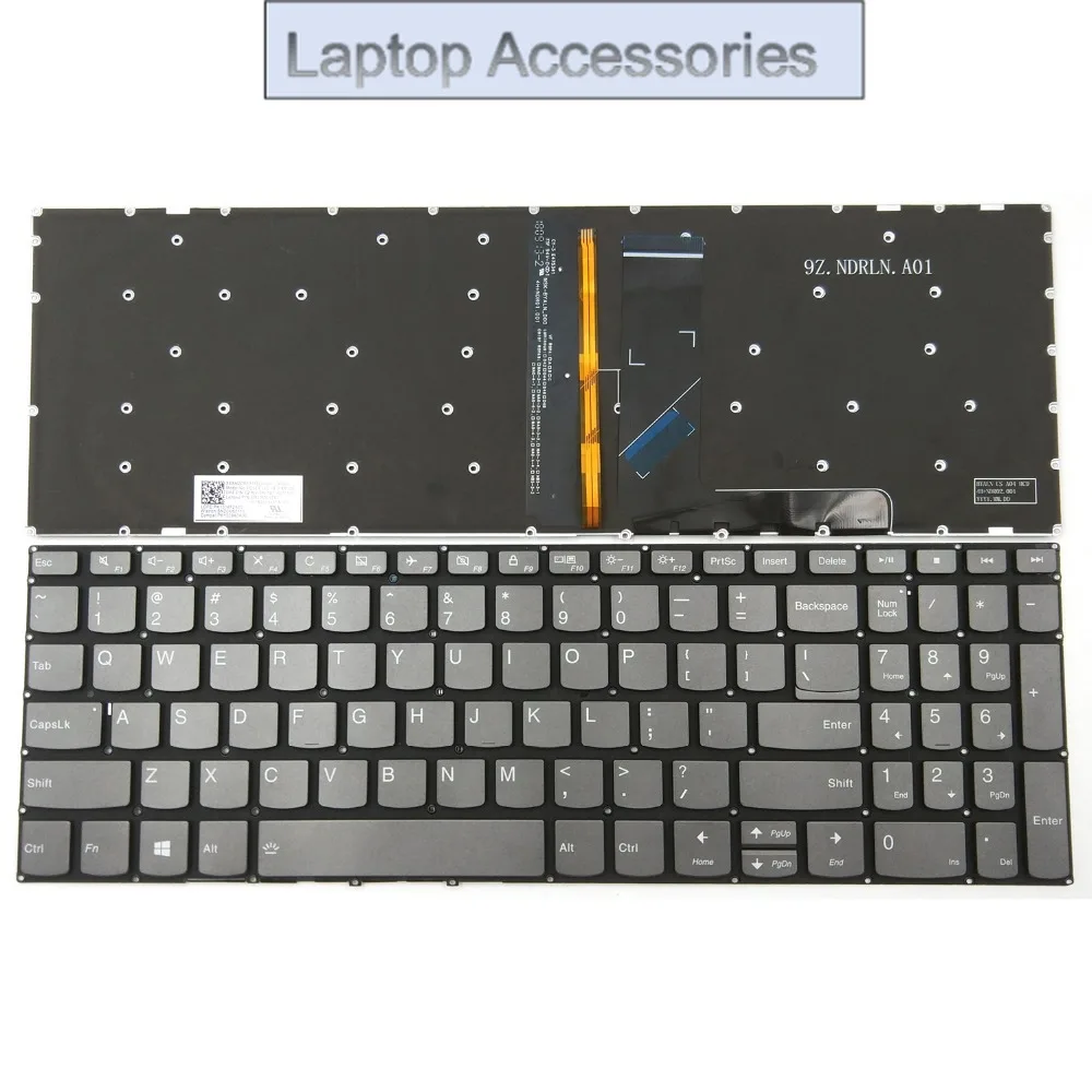 

New Laptop Keyboard for Lenovo Ideapad 330S-15ARR 330S-15AST 330S-15IKB 720S-15IKB V330-15IKB V330-15ISK US Backlit