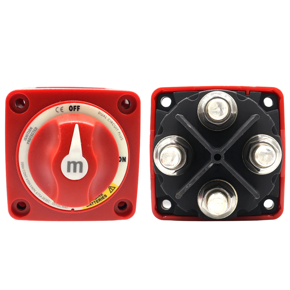 6011 Blue Sea Systems M Series Mini Battery Switch Dual Circuit Plus