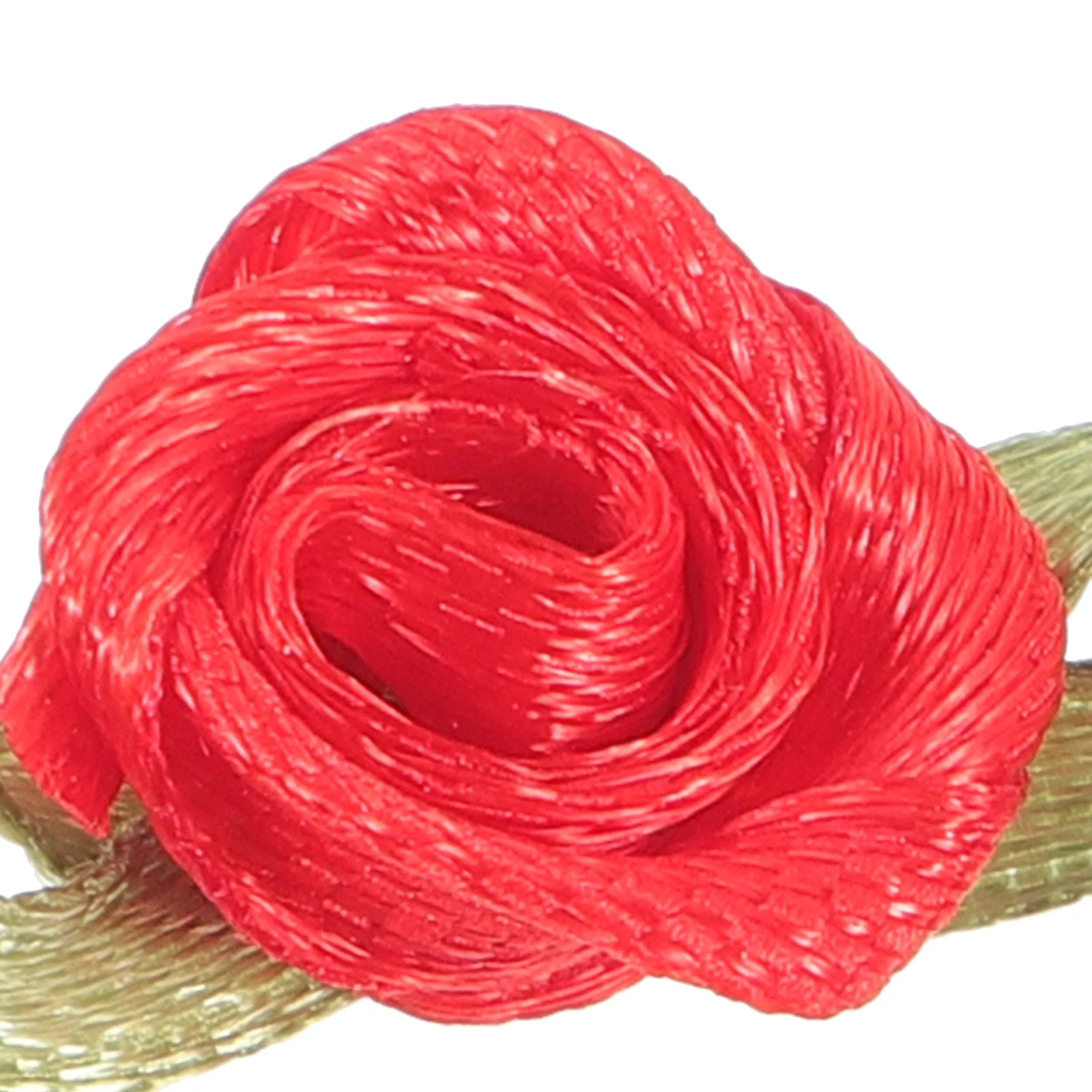 

100Pcs Ribbon Rose Flowers Mini Bows Fabric Cloth Flowers for DIY Sewing Embellishments Clothing Crafts Accessories