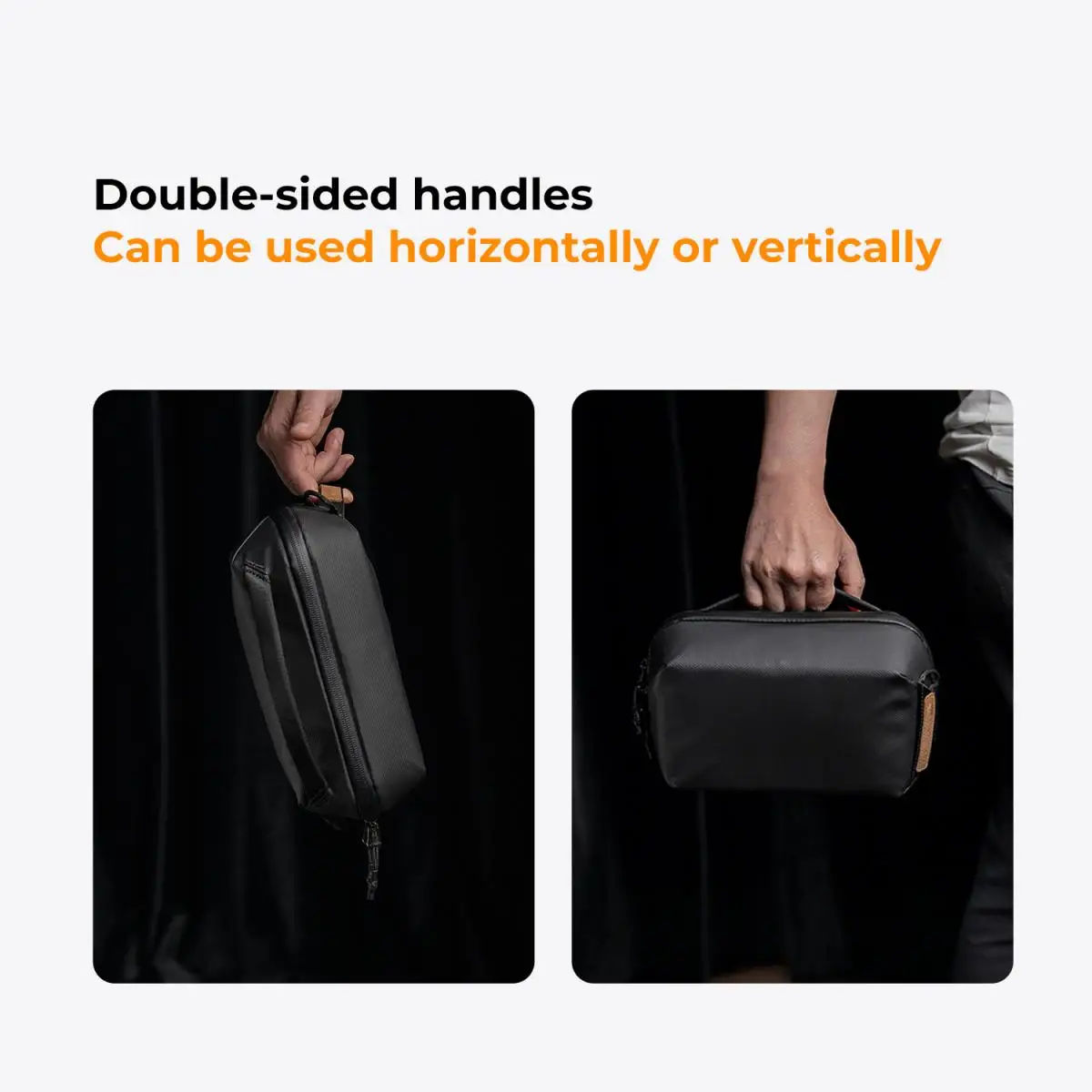 K&F Concept 3L Digital Organizer กระเป๋าเก็บซิปอเนกประสงค์สําหรับโทรศัพท์, สายเคเบิล, ที่ชาร์จ, หูฟัง, กระเป๋ากรองเลนส์กล้อง