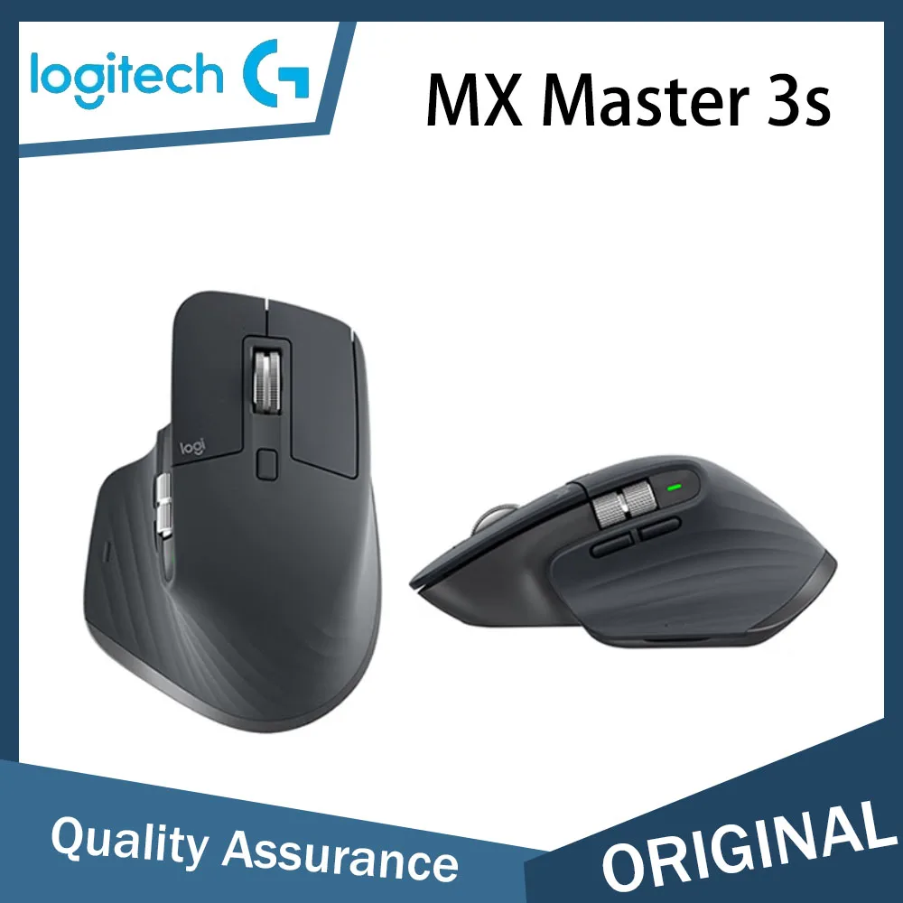 Logitech MX Master 3S Wireless Bluetooth Mouse High End Cross Screen Laptop