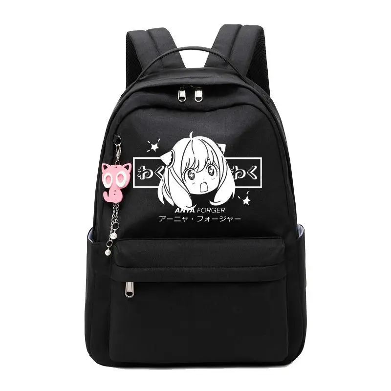 Aniya Spy X Family Merchandise Student Double Shoulder Anime Two-Dimensional Backpack Bag For Women Casual ANI