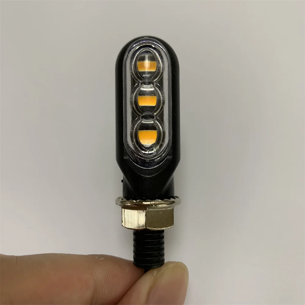 A pair of new 3LED running mini lights motorcycle turn signals LED signal lights