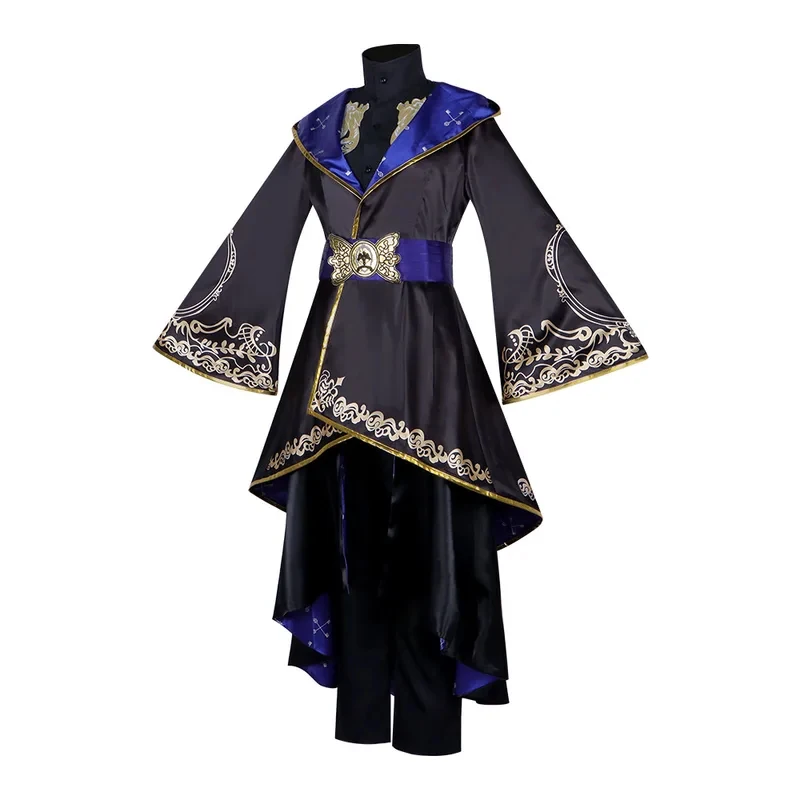 

ADFF15Anim Twisted Wonderland Cosplay Ace Riddlee Dire Crowley Costume Wig Night Raven College Magician Student Ceremonial Unifo