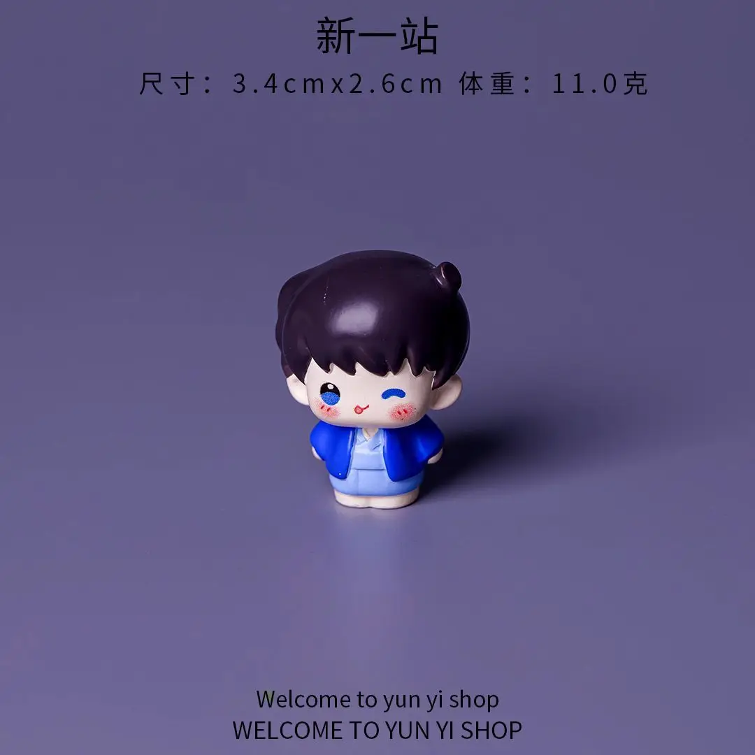 Detective Conan Mini Resin Bean Figurines Creative Micro Landscape Ornament Car Dashboard Desktop Living Room Home Decor view 5