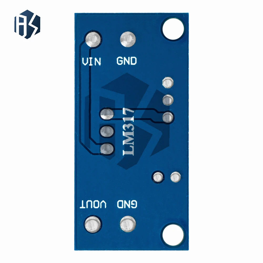 LM317 Adjustable Linear Voltage Regulator Module | 4.5-40V to 1.2-37V Output with Overcurrent/Short-Circuit Protection for DIY