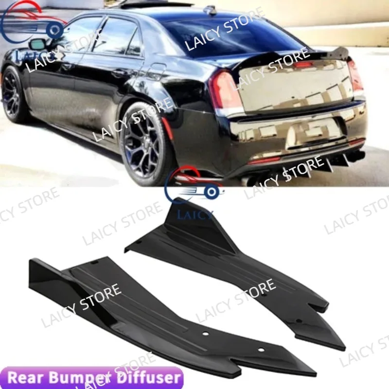 

LAICY For C-hrysler 300 200 2012-2022 Car Rear Bumper Spoiler Lip Splitter Diffuser Body Kit Side Skirt Protector Spoiler Covers