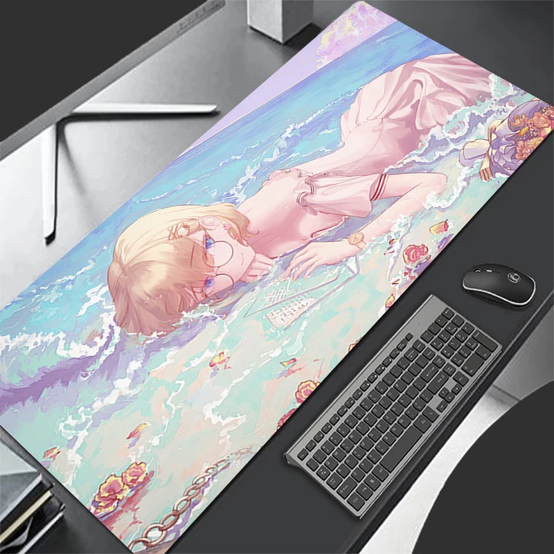 

Mouse Pad Gaming Mousepad Rubber Hololive Watson Amelia Desk Mat Non-slip PC Laptop Gamer Desk Accessories Keyboard Pad Carpet