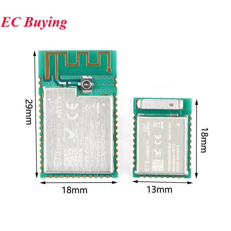 5Pcs/1pc E73-2G4M04S1A E73-2G4M04S1B E73-2G4M04S1D NRF52810 NRF52832 NRF51822 BLE 4.2 5.0 IO Port 4dBm Wifi Wireless Module