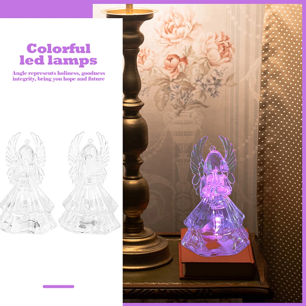 

4 Pcs Color Changing Light Compact Room Decor Guardian Shine Kids Lamp Warm Atmosphere Modern Style Home
