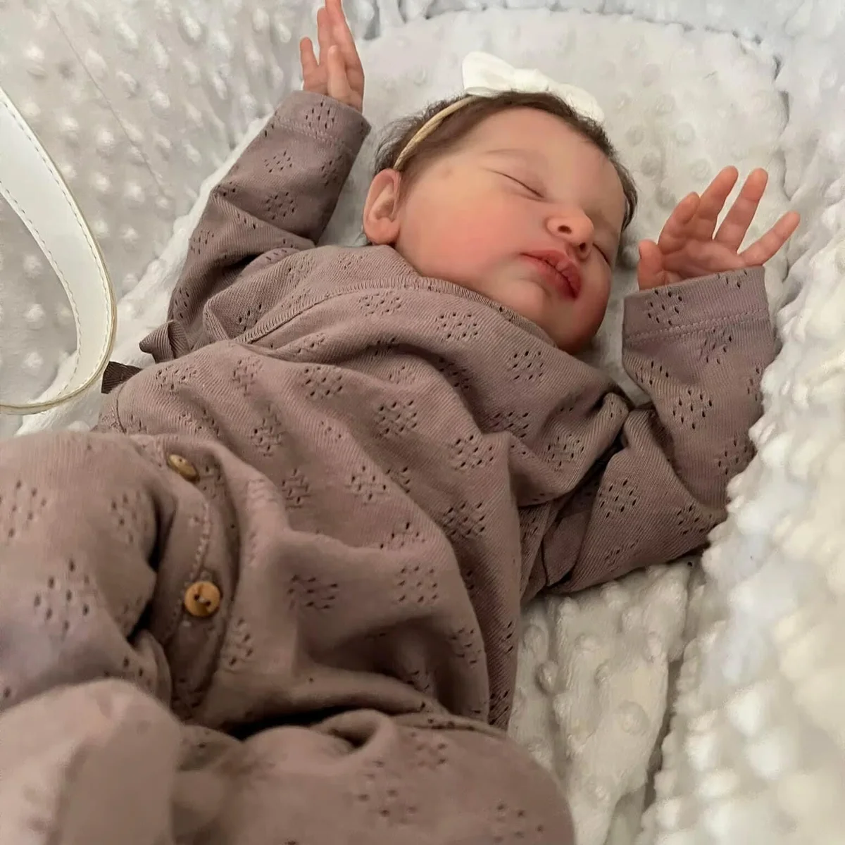 JOYORA-Muñeca Reborn de 50CM, cuerpo de tela suave, muñeca bebé de moda, muñeca hecha a mano de alta calidad, colección de arte, piel de muñeca, vena Visible