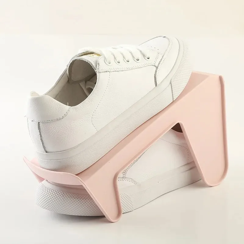 

Storage shoe rack double-layer plastic cabinet integrated shoe holder storage rack
