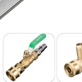 Radiator for service Tool for Flushing Car Water Tanks Without Disassembly Includes Pole Quick Connect and Adjustable Joint