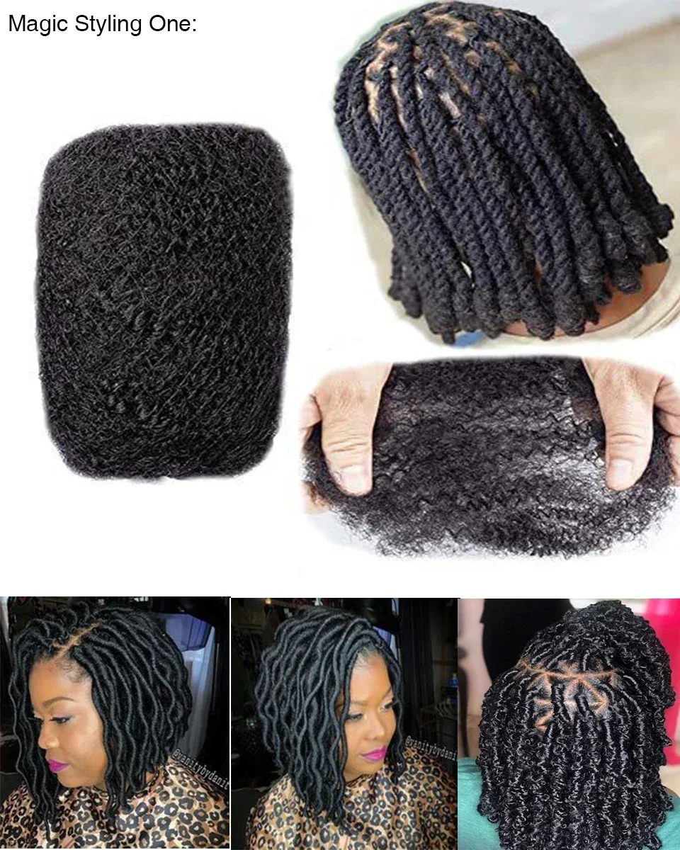 Afro Kinky CURLY Human Hair BULK สําหรับ Braiding 100% Human Hair Dreadlock Extensions 1 Bundle 30 กรัม/ชิ้นบราซิล Remy Braids ผม