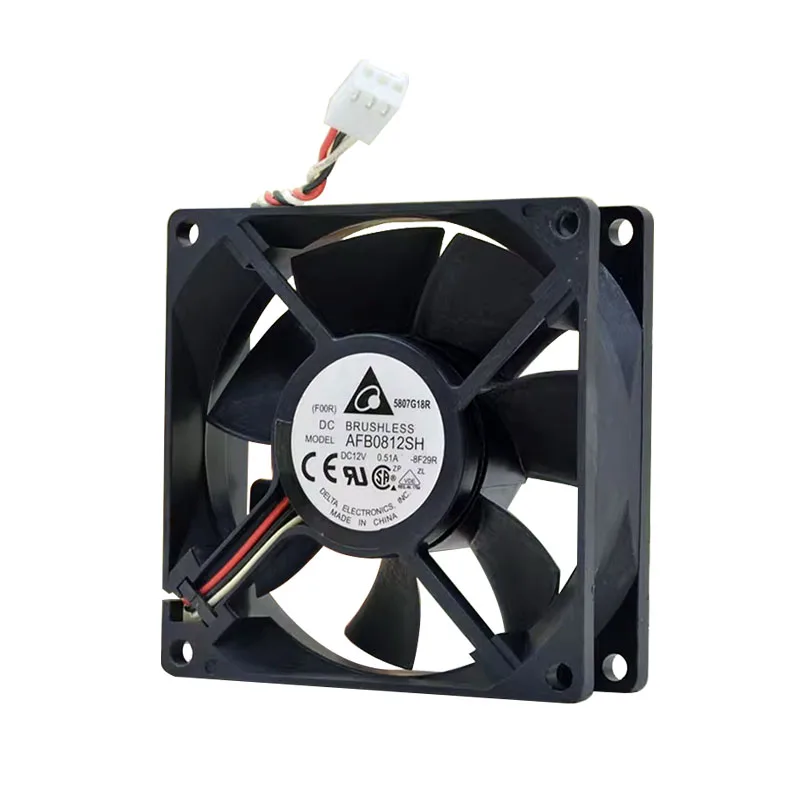 

НОВЫЙ ОРИГИНАЛЬНЫЙ AFB0812SH 12 В 0,51 А 8025 80*80*25 мм 8 см ОХЛАЖДАЮЩИЙ ВЕНТИЛЯТОР
