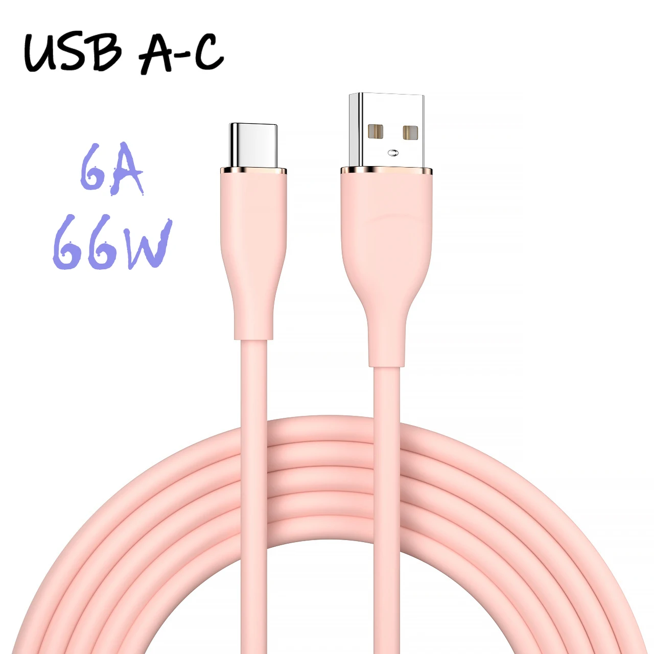 UGOURD Flüssigsilikon USB-Typ C auf C Schnellladekabel 66 W USB auf C PD 60 W 45 W 27 W für Huawei SCP Xiaomi iPhone 15 16 Pro Max