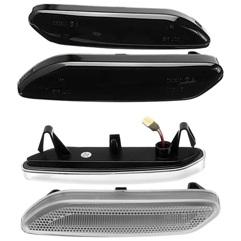 

Black/White for MINI COOPER R60 R61 Durable Dynamic Flowing Turn Signal Lights Amber Lighting