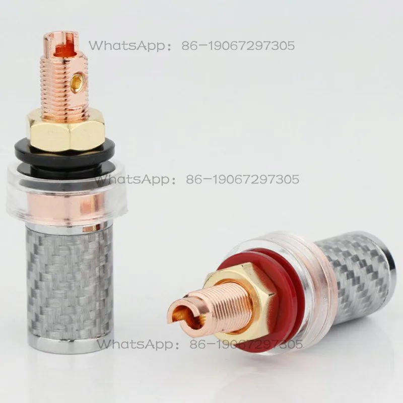 Carbon Fiber Speaker Terminal Speaker Socket Audio Terminal Block
