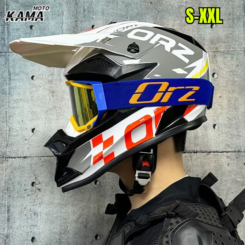 

ORZ Helmets Motorcycles Kask Cross Downhill Soporte Casco Off Road Helmet Racing Classic Motorcycle Original