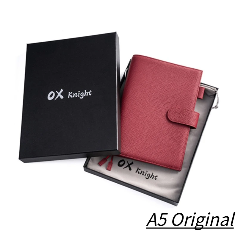 ox-knight-new-original-a5-notebook-cover-for-hobonichi-cousin-a5-genuine-lychee-grain-leather-planner-organizer-agenda